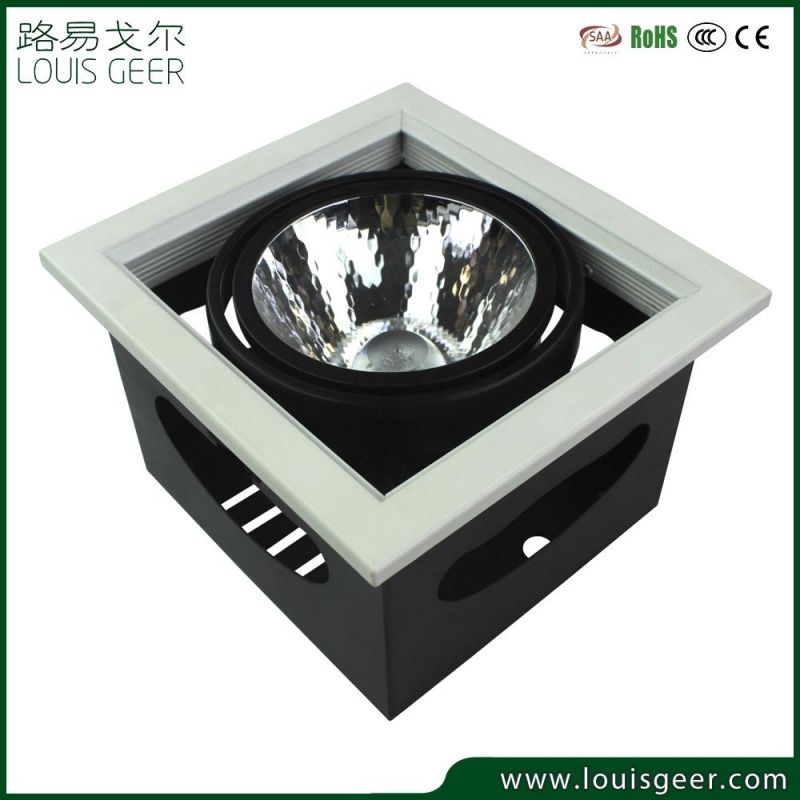 Flat Square Frame Spotlight COB Recessed LED Ceiling Light Downlights Square Spot Light 220V-240V 12W