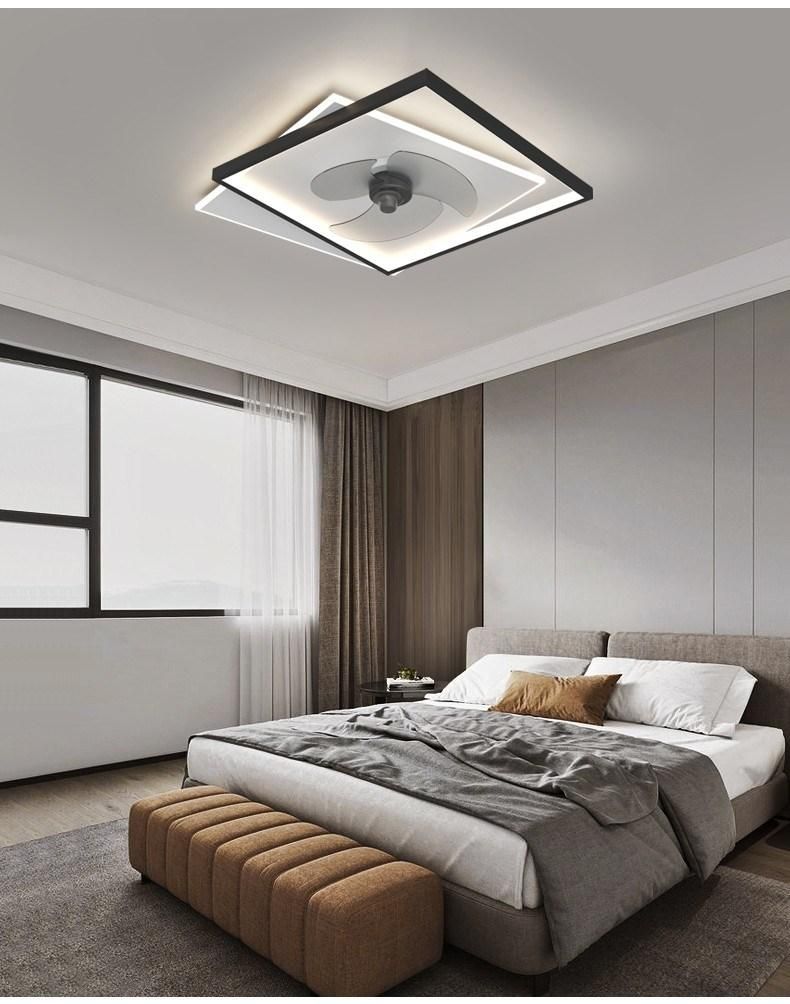 2022 Modern Smart Remote Control 3 Blades LED Surface Decorative Indoor Ceiling Fan with Light