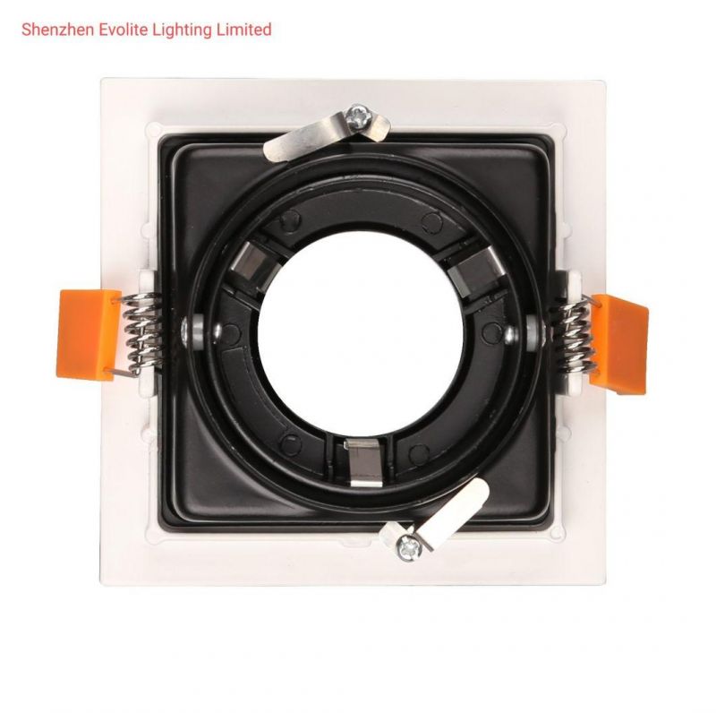 Square IP44 Recessed Dounlight LED Ceiling Downlight Housing for LED Down Light