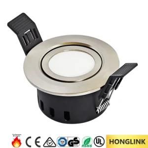 Ce RoHS BS476 90mins Fire Resistance 5W 380lm 220V AC LED Downlight
