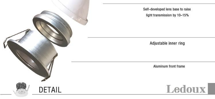 LED Mini Spot Light 1W Small Spotlights, LED Downlight LED Display Cabinet Wine Cabinet Counter Light
