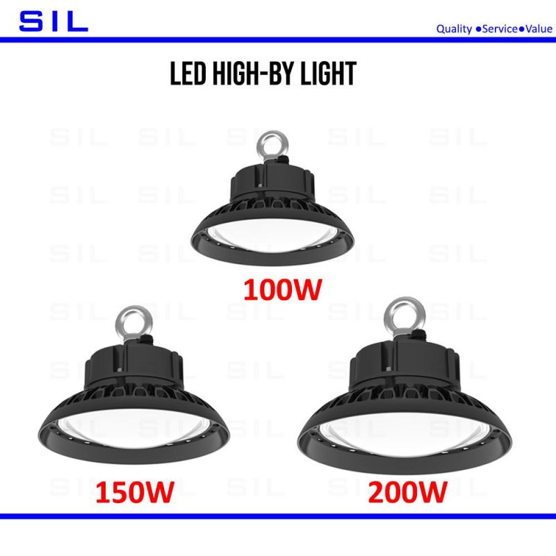 Premium Customized Factory Warehouse Industrial Lighting Highbay 100W UFO LED High Bay Light