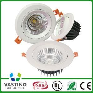 10W 15W 20W 25W Indoor COB LED Downlight for Supermarket
