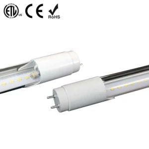 Type B Plug and Play Electronic Ballast Compatible LED Tube Light From China Factory with ETL FCC Frosted 130lm/Watt