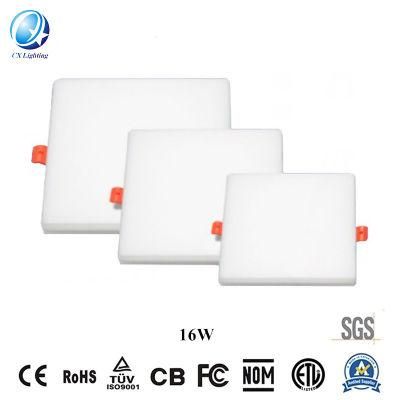 16W Square Shape Frameless Panel LED Bulb Customization Size Panel Light Free Hole Panel Lamp