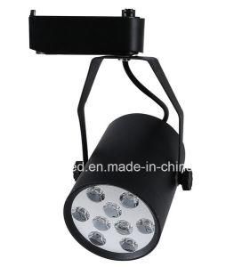 9W Black Commercial Lighting LED Track Light