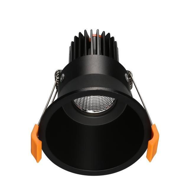 Black LED Downlight MR16/GU10 Frame Plus COB Source LED Downlight