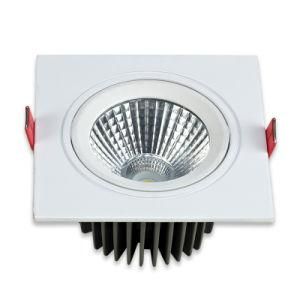 High Quality Commercial Lighting Gimbal Square LED Downlight 3W/5W/7W/10W/12W/15W/18W/20W Kxt03