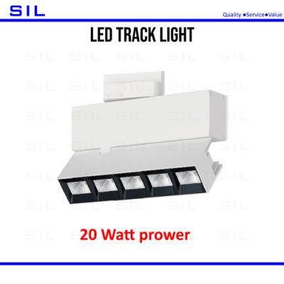 15/24/36/50 Degree Circular and 50*50/70*70/35*70 Degree Square Aperture 20watt LED Track Light