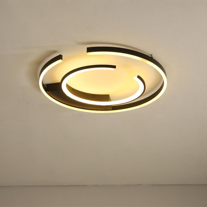 Round Acrylic LED Ceiling Light for Bedroom Villa