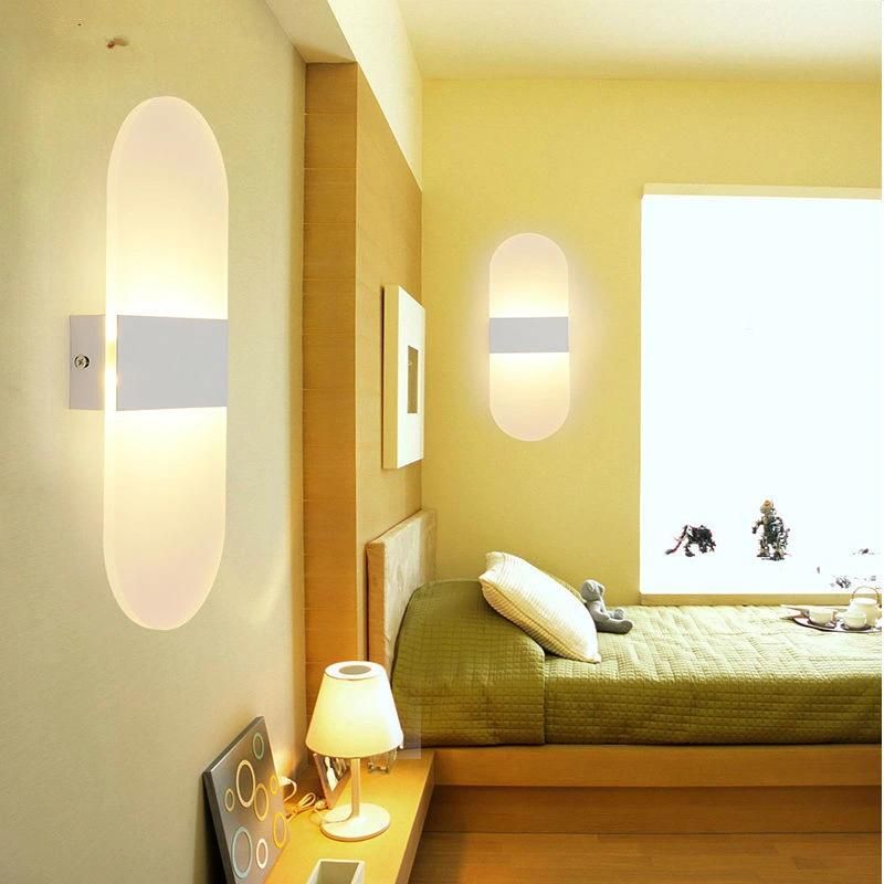 Modern LED Wall Lights Bathroom Lighting Acrylic Wall Lamps (WH-RC-04)