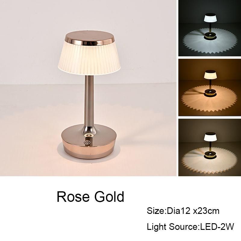 Acrylic LED Touch Dimmable Portable Light Cordless Powered Battery Clear Dining Luxury Restaurant Table Lamp with CCT and Brightness Adjustable Lights Lamps