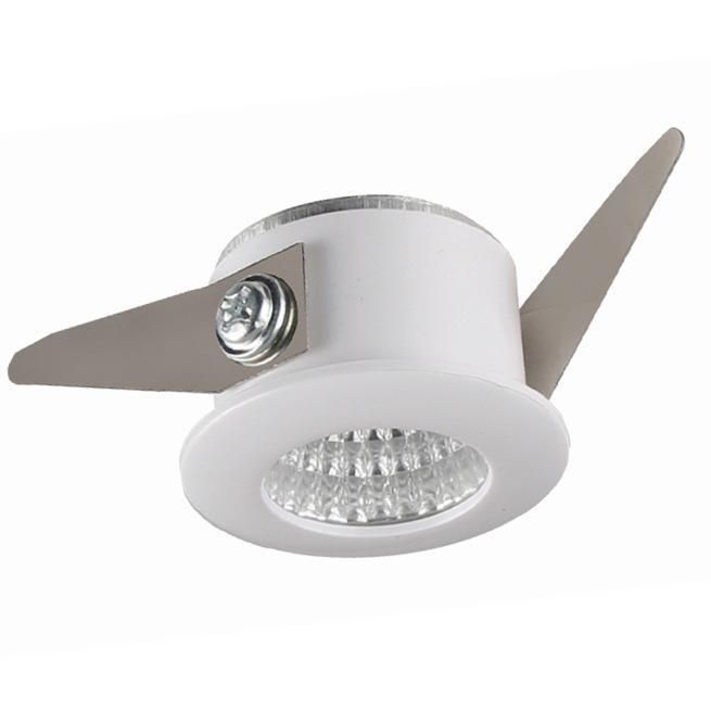 Energy Saving LED Cabinet Light Recessed Mini LED Downlight 1W Under Cabinet Lighting