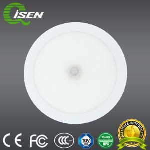 12W Sensor LED Panel Light with High Quality for Indoor Lighting