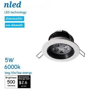 Long Life &amp; Low Energy 5W LED Down Light