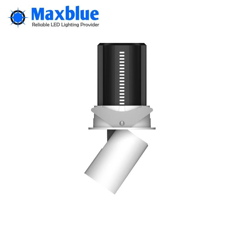 Ultra Anti-Glare Smart Dimmable Downlight Recessed Ceiling Spotlight COB LED Downlight for Hotel, Home, Restaurant
