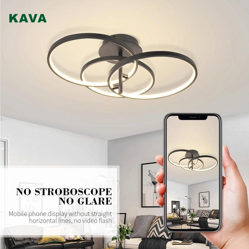 UL Factory Price Nordic Dimmable Indoor Decorative Home Bedroom Living Room Modern LED Ceiling Light