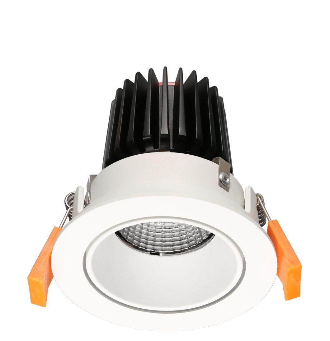 Aluminum White Recessed Downlight Fitting Plus X Series Module (Replace MR16)