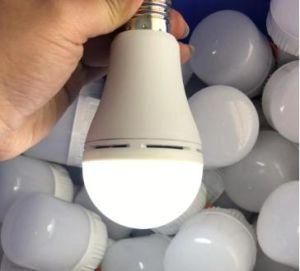 High Lumen 7W 9W 12W 15W 24W LED Emergency Bulb Light CE RoHS Wholesale Smart Fast Charge Rechargeable LED Light Bulb E27 B22