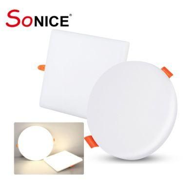 Frameless Round Shape SMD Frameless High Lumen Die Casting Isolated Driver High Lumen Panel Light Back Light 18W LED Panellight