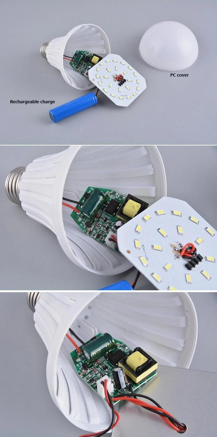 High Quality Lamp 9W E27 USB Bulb Rechargeable LED Light