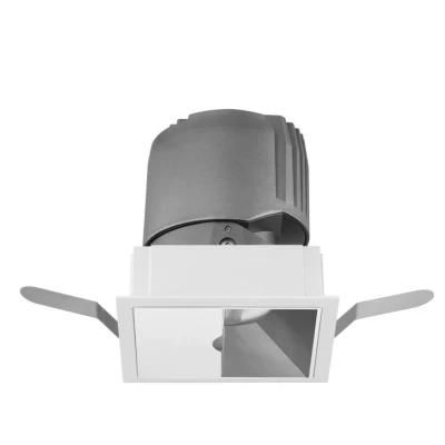 Rotated Waterproof IP65 LED Hotel Downlight 20W Cutout 75mm