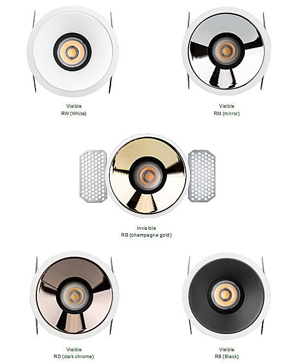 15W/20W IP44 COB LED Anti-Glare LED Spotlight Down Light