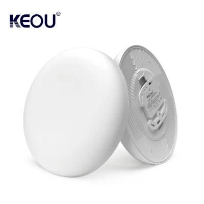 Office Home TUV CB Ce PC Aluminum Round Frameless Surface Mounted LED Panel Light 36W