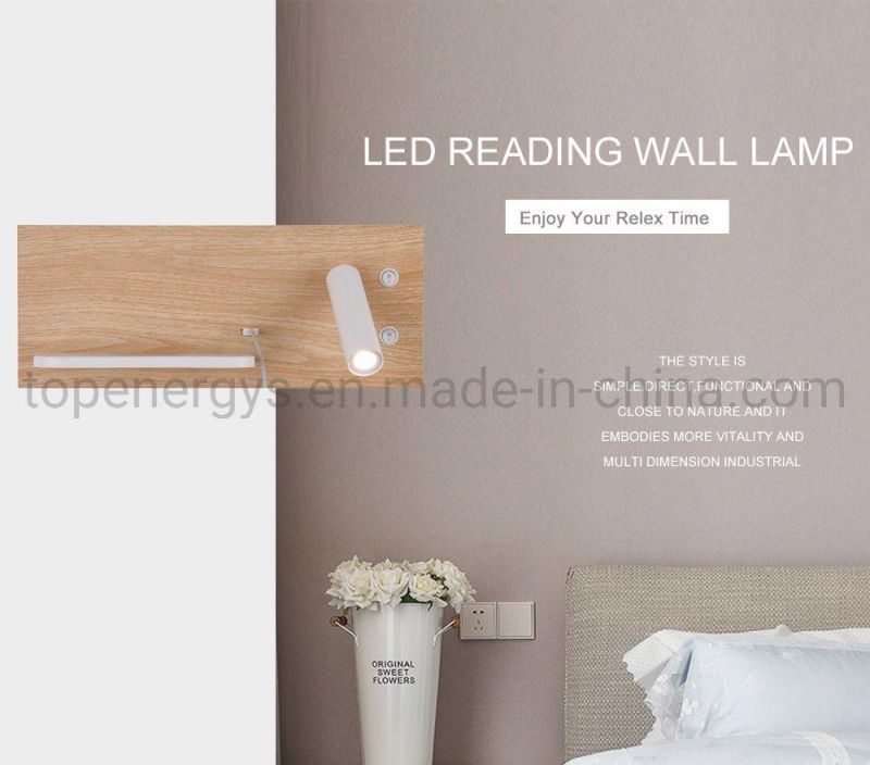 USB LED Reading Light Wall Lamps Room Home Hotel Bedside Wall Light 5V 2.1 USB Modern Light Fixtures Room Decoration