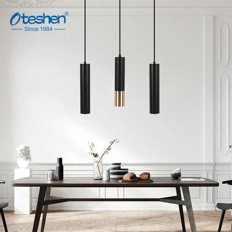 GU10/MR16 Modern LED Lamp Light Fixture White/Black Pendant Light Housing for Restaurant 400mm