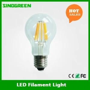 Full Glass UL Ce RoHS 230V 120V LED Vintage Bulb 8W LED Filament