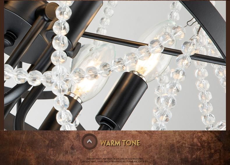 Modern European American Style Hotel Lighting Decoration LED Luxury Wedding Glass Crystal Chandelier