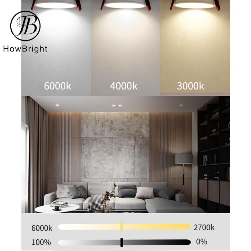 High End 5W/10W/15W Recessed LED COB Downlight for Project