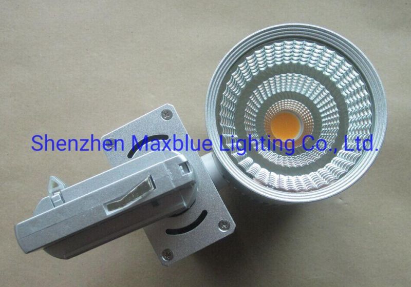 20W/30W/35W/45W Silver Furnish European Standard LED Track Spot Lighting