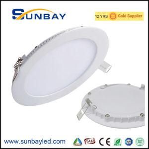 Lm80 Sanan Chip SMD2835 Dimmable Round LED Panel Light