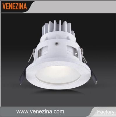 10W COB LED Downlight with a Frosted Glass for Bathroom.