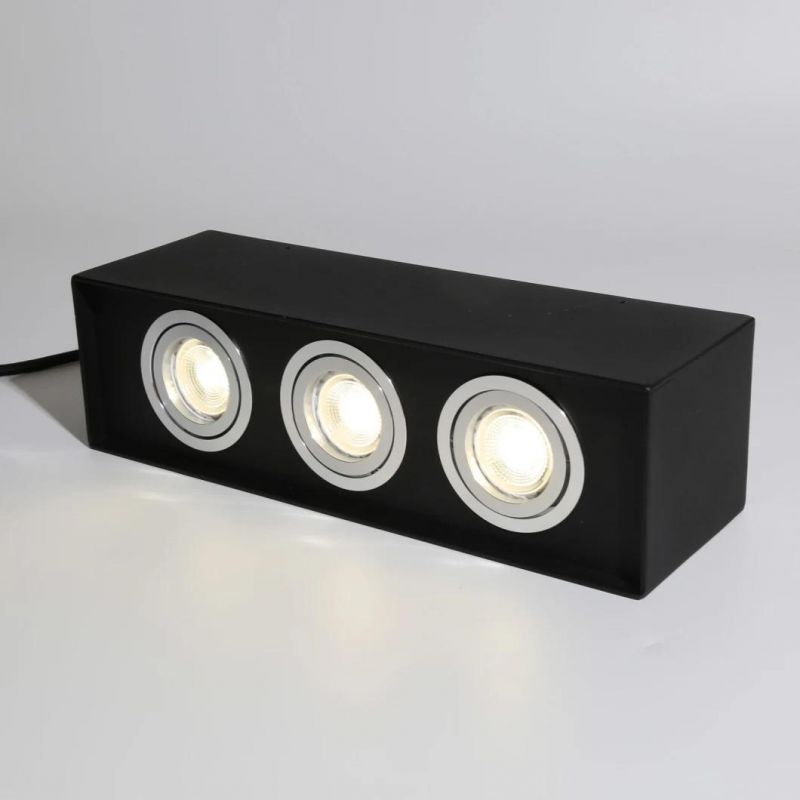 2020 New Hit 3-Year Guarantee LED Spotlight GU10 MR16 Square Multi-Angle Ceiling Down Light