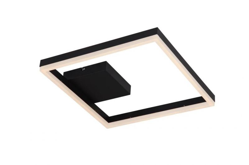Masivel Simple Square Metal Ceiling Light with Acrylic Cover