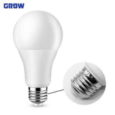 China Manufacture A60 15W E27 B22 220-240V New ERP New EMC LED Global Bulb Plastic Aluminum LED Bulb Lamp for Interior Lighting
