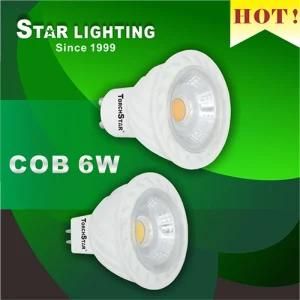 3000k 20000hrs Lifetime 6W COB LED Spot Light for Decoration Lamp