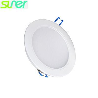 Round Ceiling Lighting Recessed Slim LED Downlight 4 Inch 7W 6000-6500K Cool White