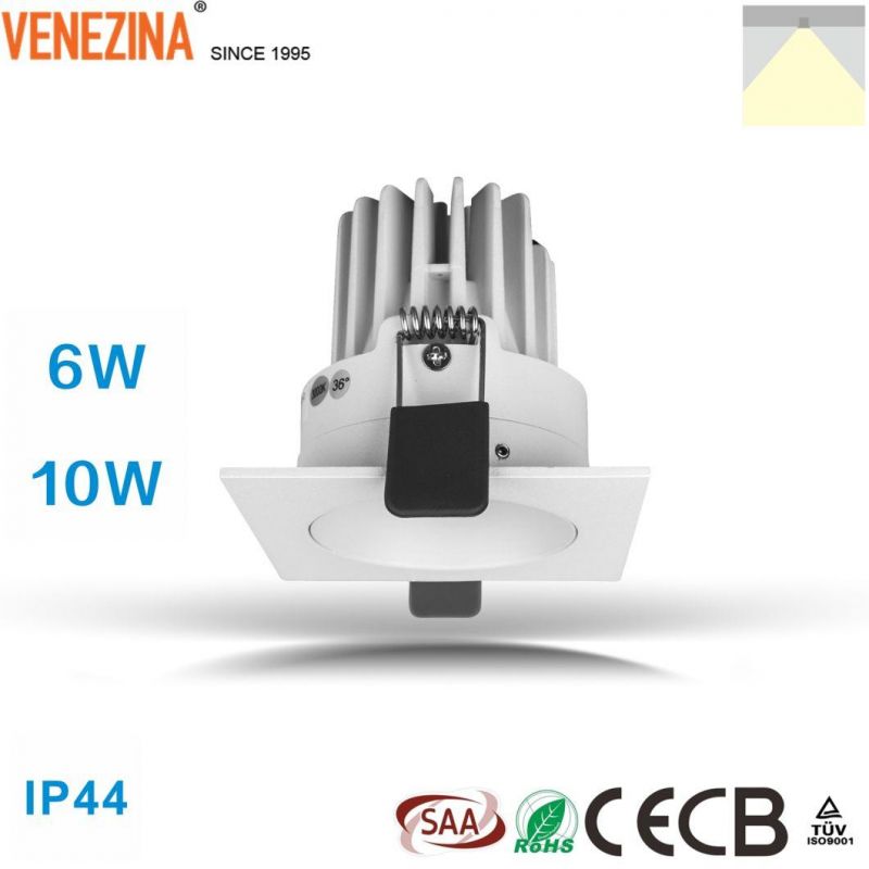 R6324 6W10W 1227lm COB LED Aluminum Fixed LED Down Light