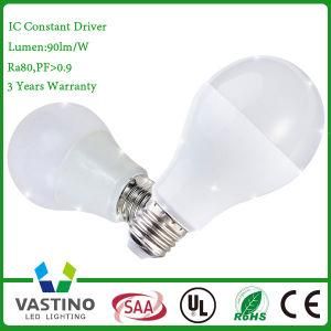PC Material Qualified LED Bulb for Housing Lighting