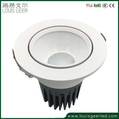 15W Hot Sell Hotel Room New Design Recessed Moveable LED COB Ceiling Spot Light