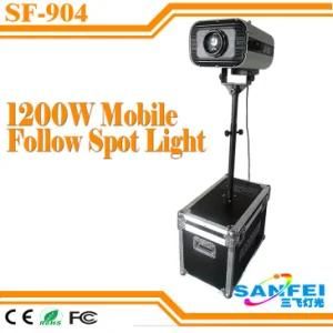Wedding LED 1200W Mobile Follow Spot Light