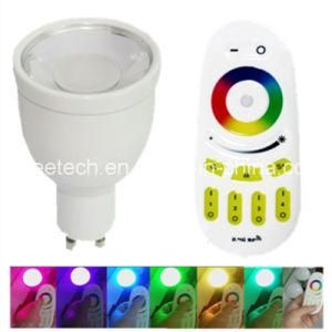 4W MR16 Lamp Base RGBW 2.4G WiFi Remote Control LED Spotlight