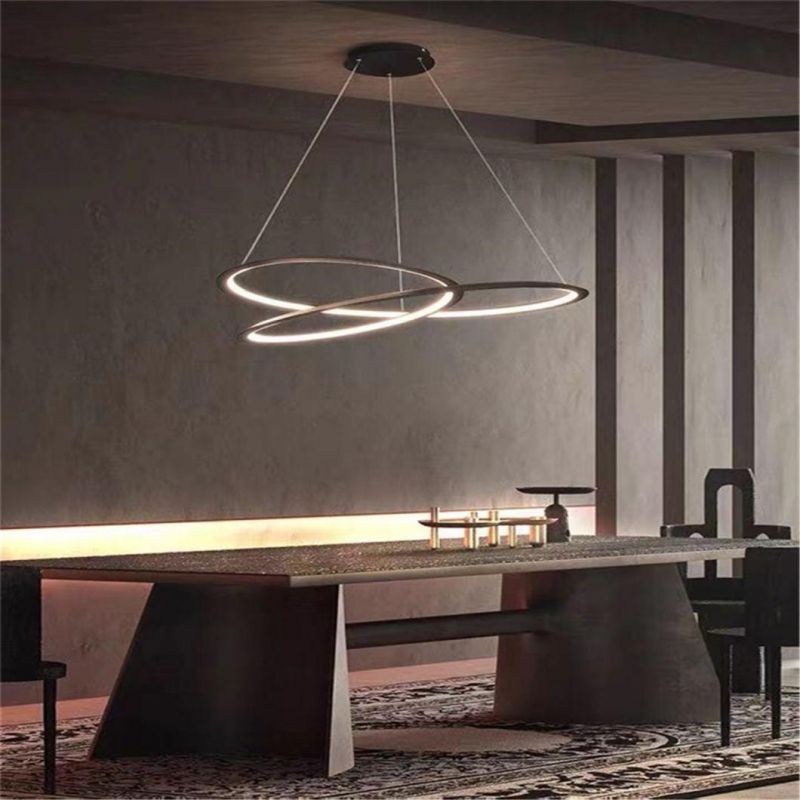 LED Rings Modern Customize Chandelier Light Pendant Lamp LED Light Pendant Light