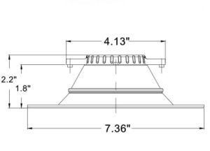 12&15W LED Down Light 6 Inch 120V Dimmable/SMD2835