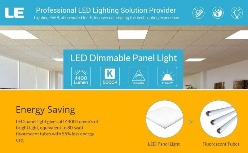 Interior Commercial Office Lamp Square Backlit Lighting 600*600 LED Panel Light