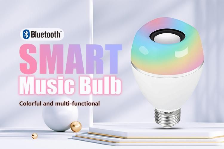 Smart Music Bulb with Music Sync Bluetooth Connection Speaker